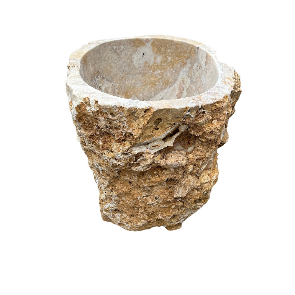 Natural Honey Onyx Planter - Berbere Imports