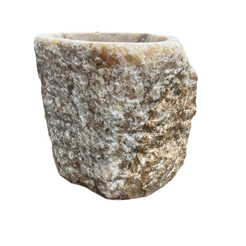 Natural Organic Onyx Planter - Berbere Imports