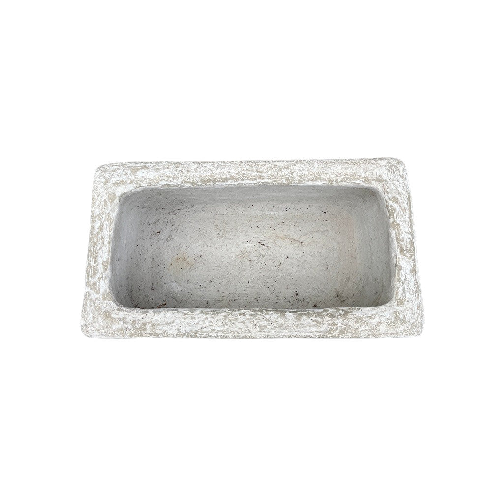 Rectangular Concrete Planter - Medium - Berbere Imports