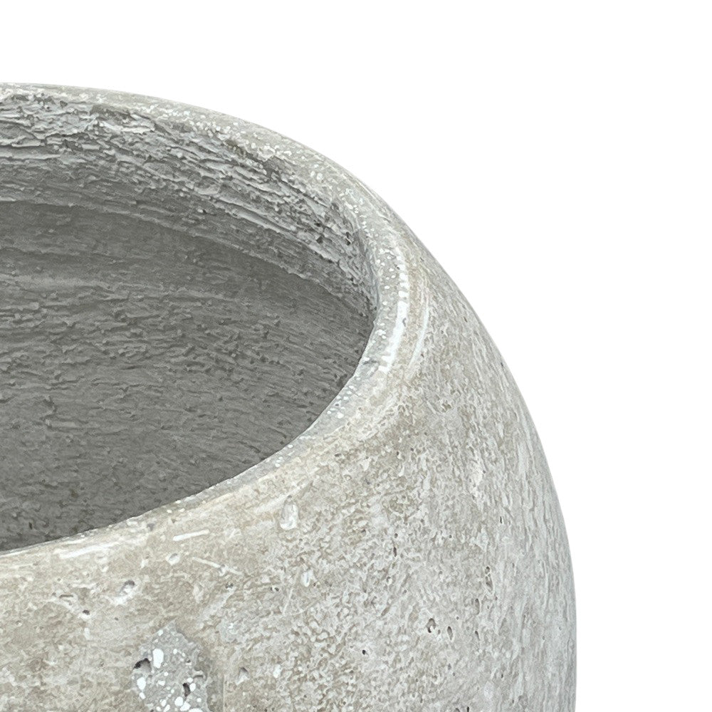 Round Concrete Planter - Xs - Berbere Imports