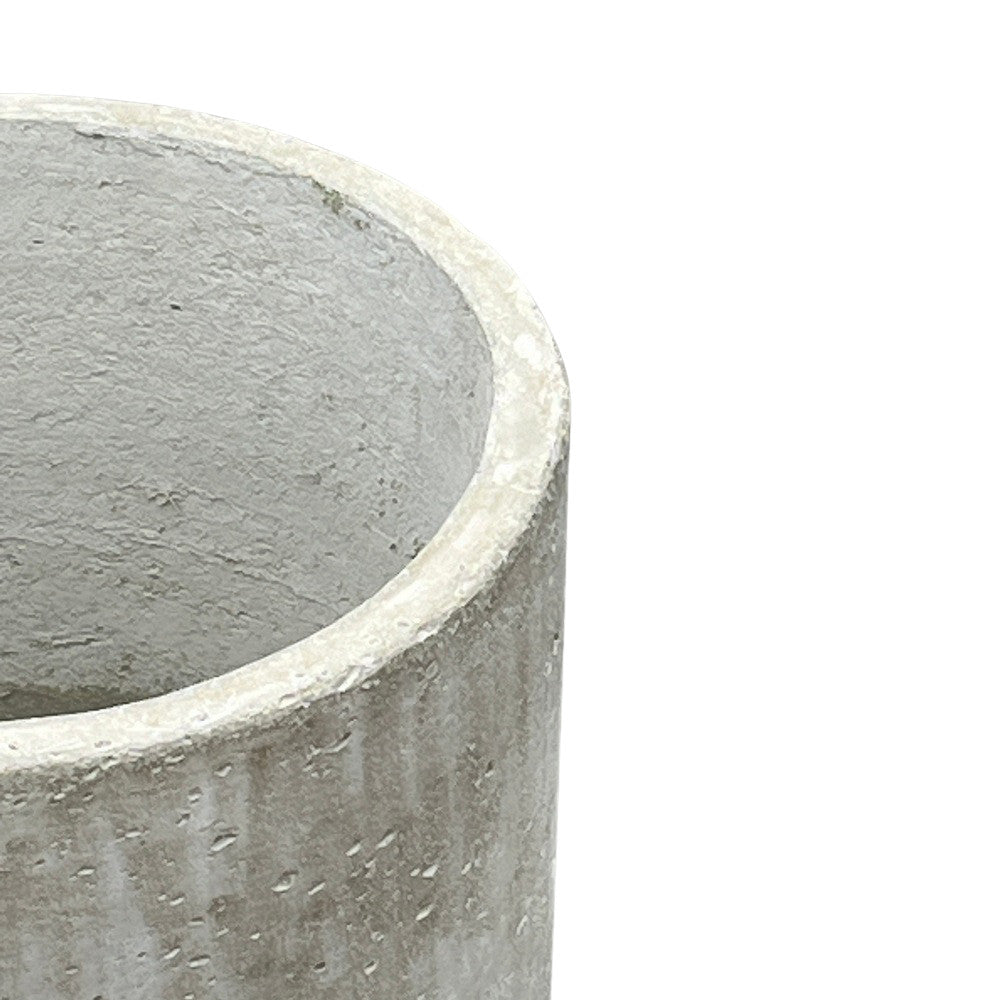 Concrete Cylinder Planter - Berbere Imports