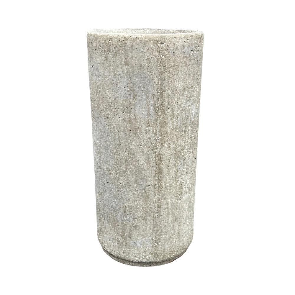 Concrete Cylinder Planter - Berbere Imports