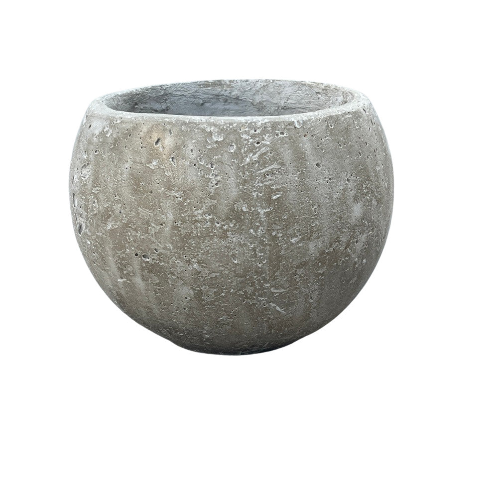 Concrete Small Spherical Planter - Small - Berbere Imports