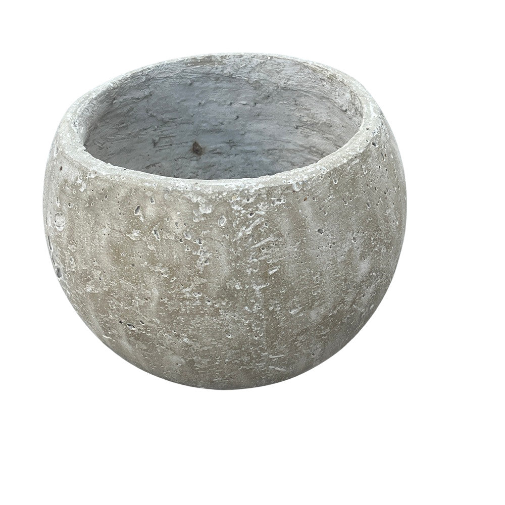 Concrete Small Spherical Planter - Small - Berbere Imports