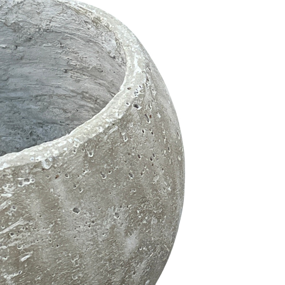 Concrete Small Spherical Planter - Small - Berbere Imports