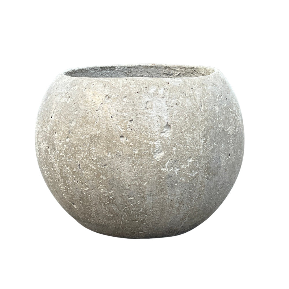 Concrete Small Spherical Planter - Large - Berbere Imports