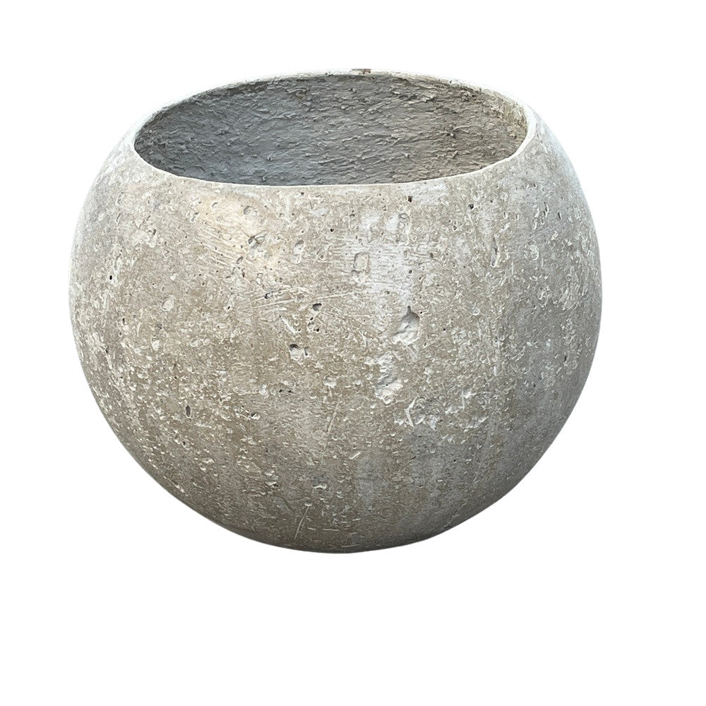 Concrete Small Spherical Planter - Large - Berbere Imports