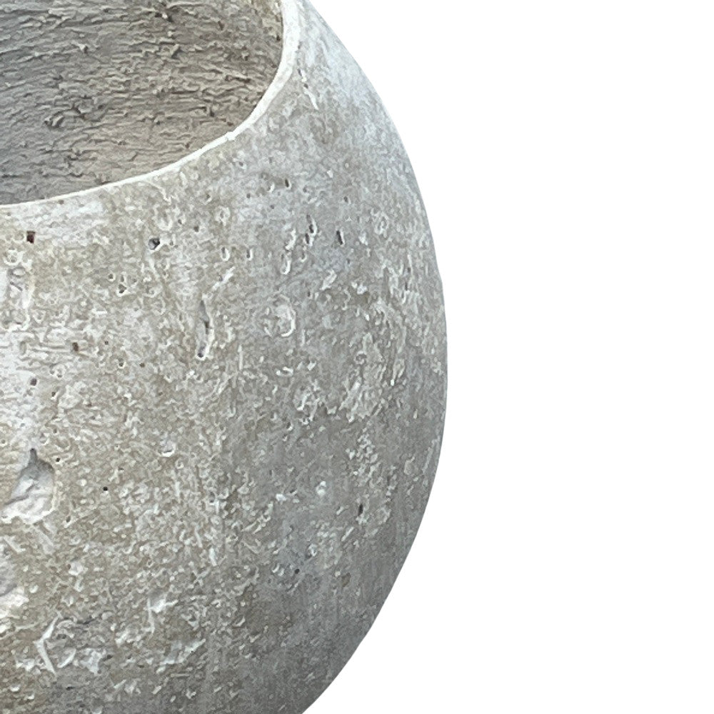 Concrete Small Spherical Planter - Large - Berbere Imports