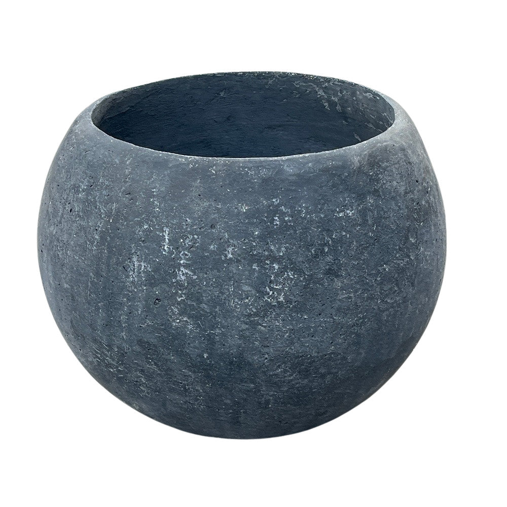 Concrete Black Spherical Planter - Berbere Imports