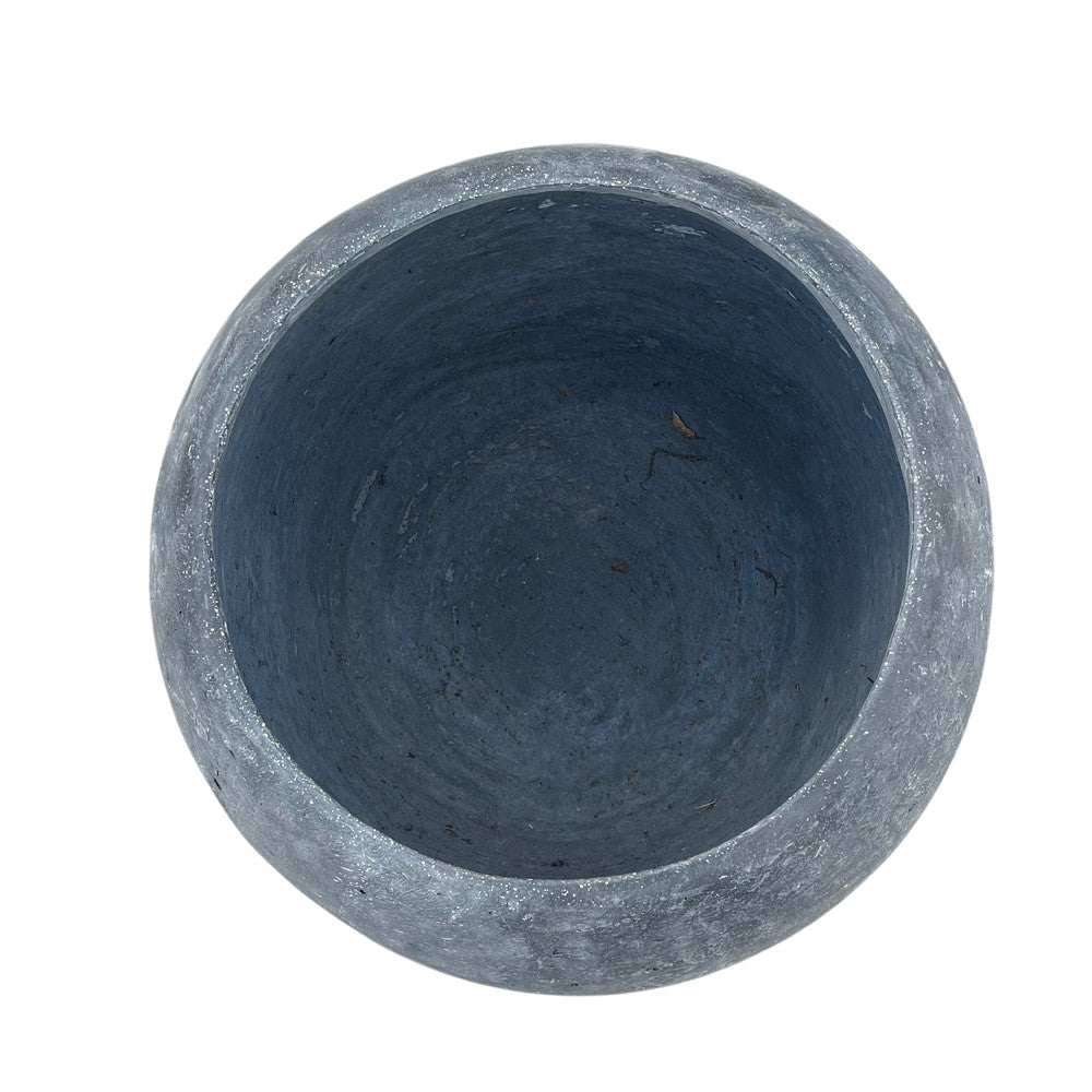 Concrete Black Spherical Planter - Berbere Imports