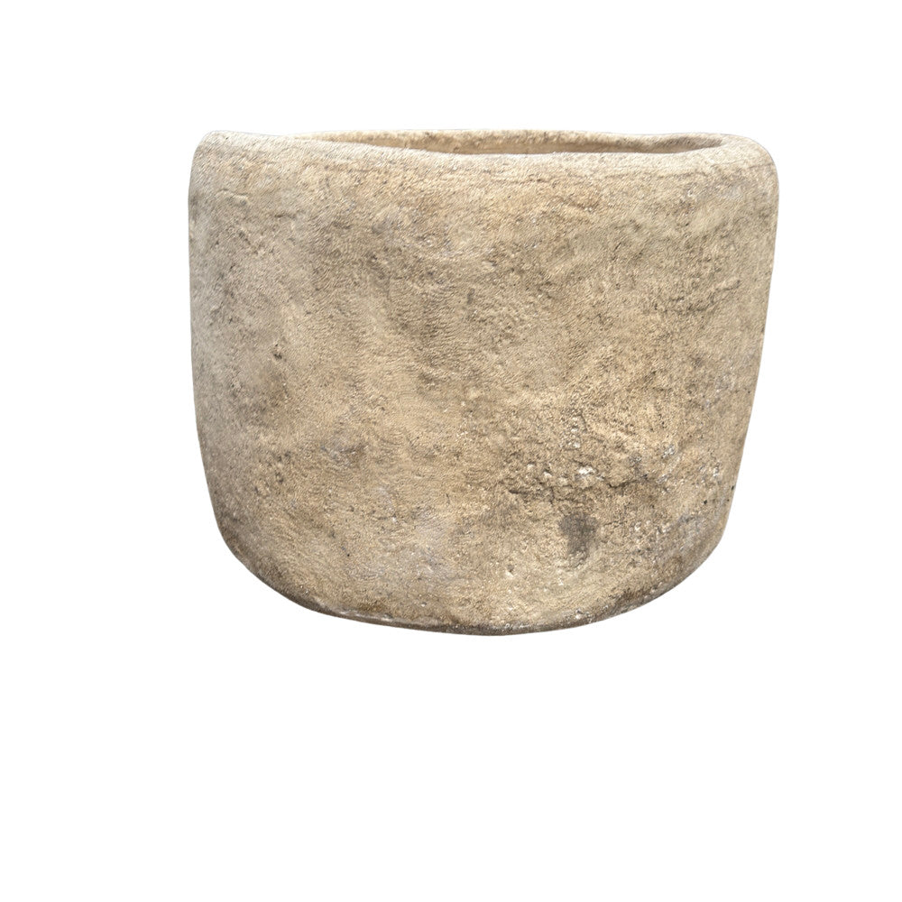 Indonesian Composite Stone Planter - Large - Berbere Imports