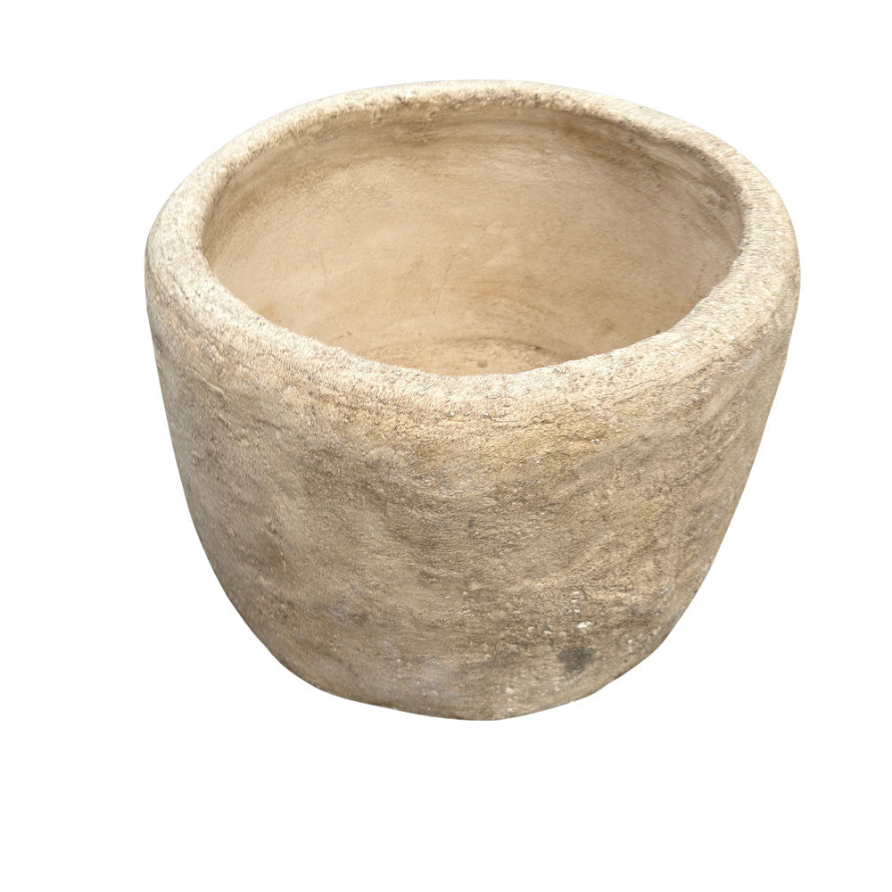 Indonesian Composite Stone Planter - Large - Berbere Imports