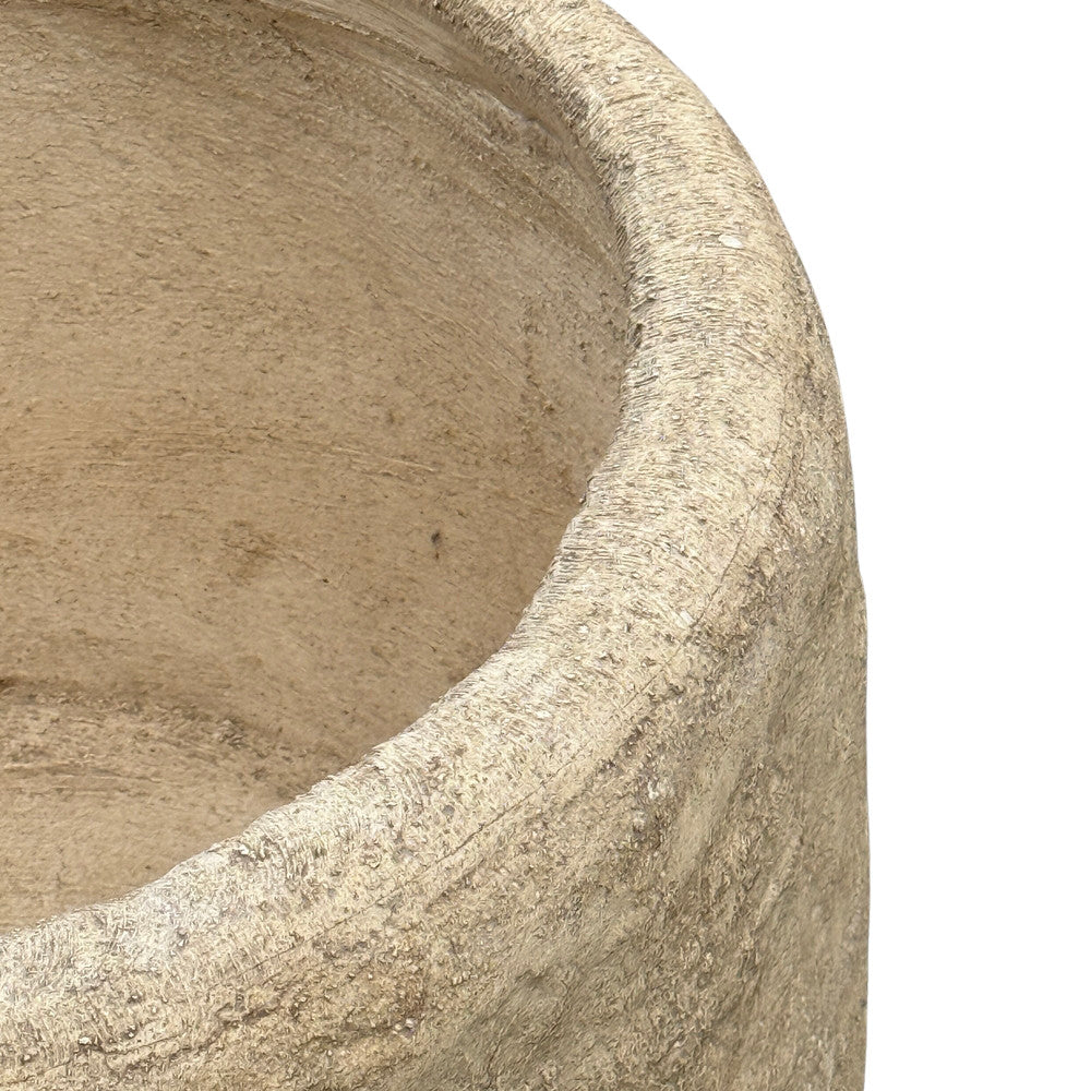 Indonesian Composite Stone Planter - Large - Berbere Imports