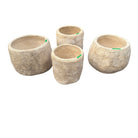 Indonesian Composite Stone Planter - Musro - Berbere Imports