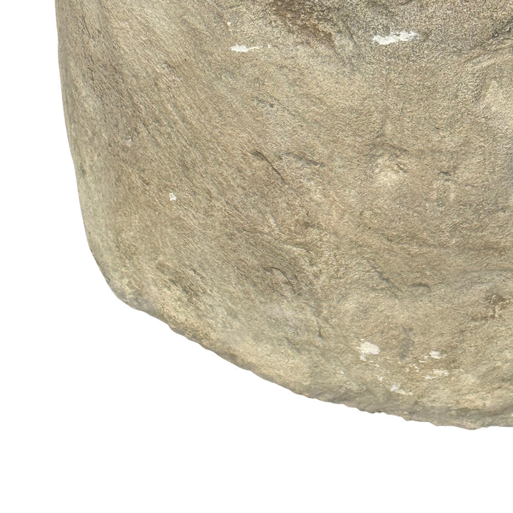 Indonesian Wethered Limestone Planter - Small - Berbere Imports