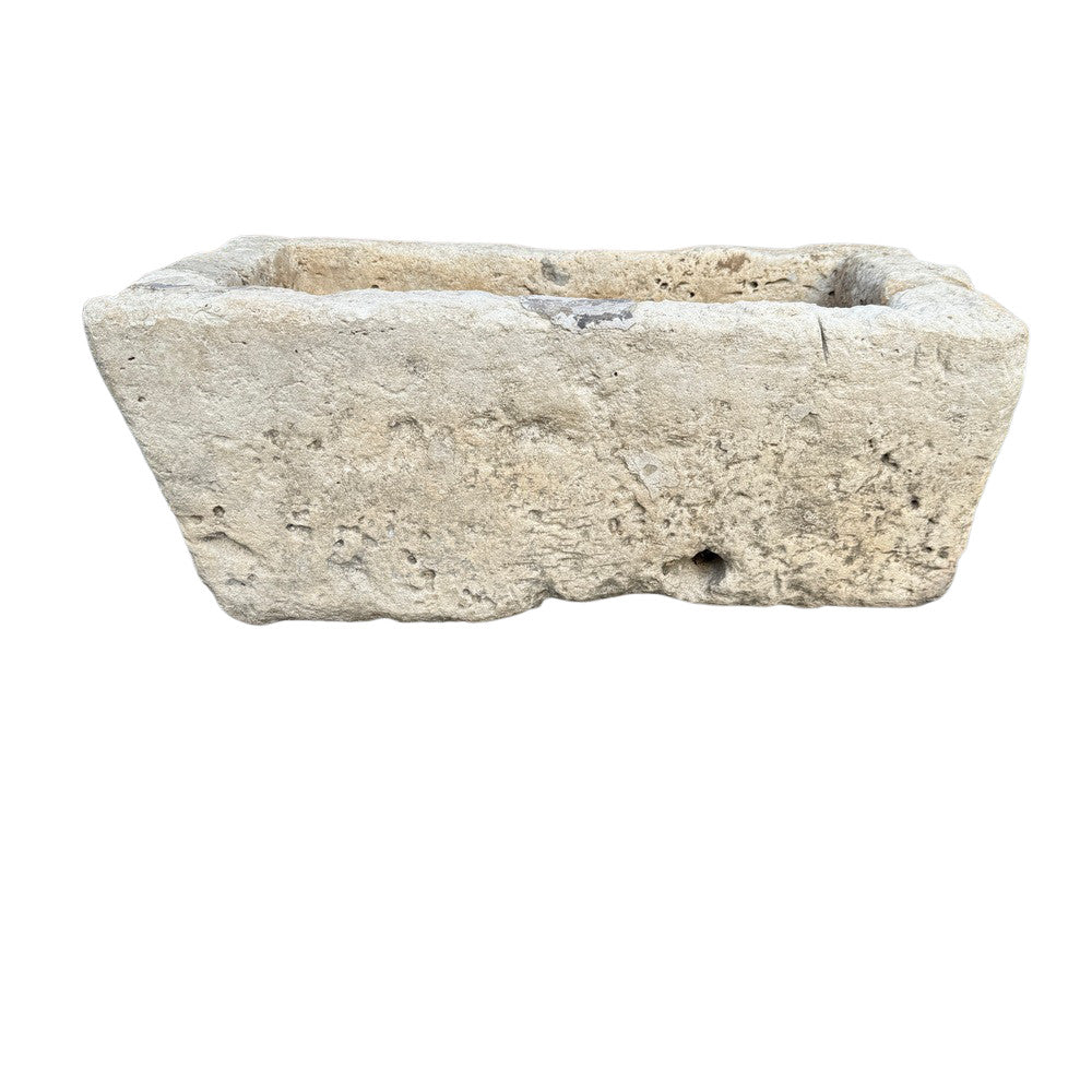 Antique Indonesian Limestone Planter - Berbere Imports