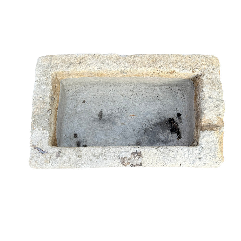 Antique Indonesian Limestone Planter - Berbere Imports