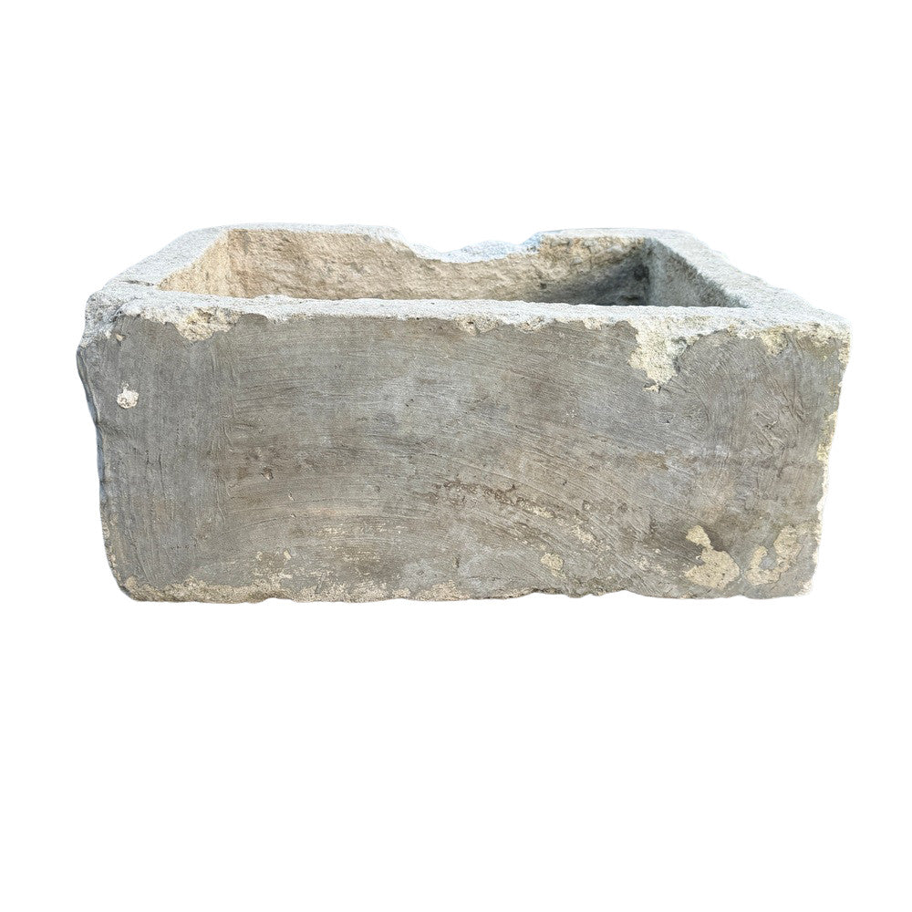 Antique Indonesian Limestone Planter  - Berbere Imports