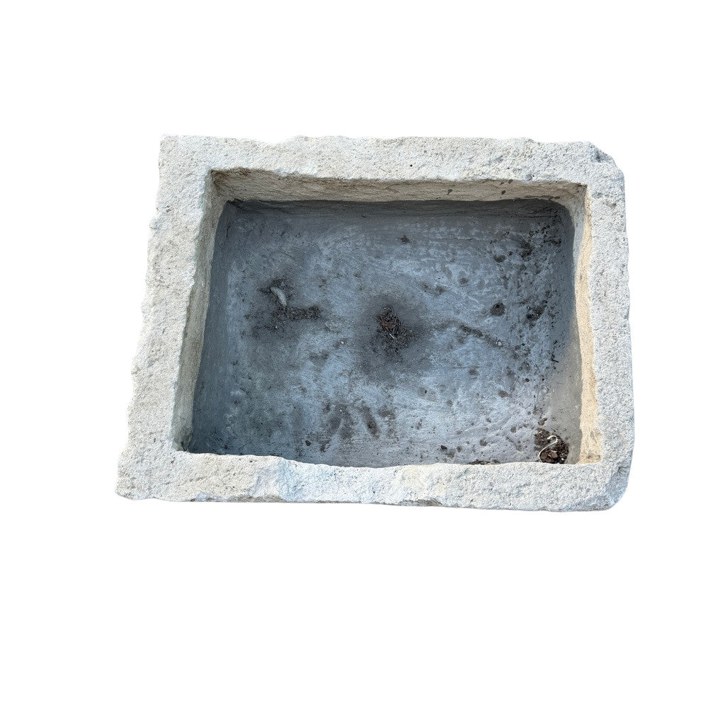 Antique Indonesian Limestone Planter  - Berbere Imports