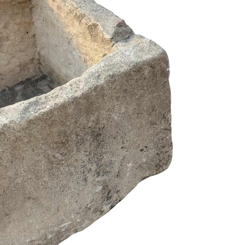 Antique Indonesian Limestone Planter  - Berbere Imports