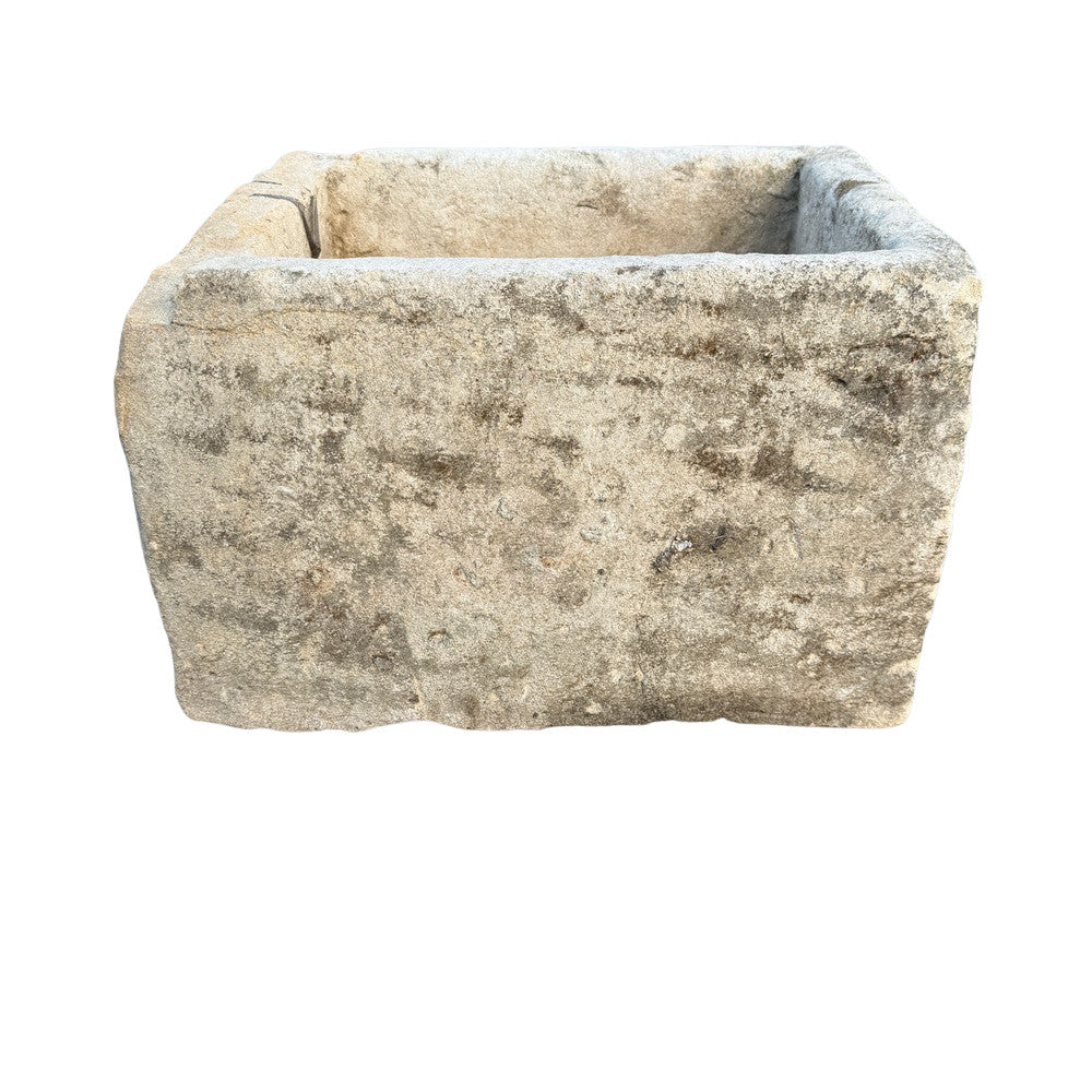 Antique Indonesian Limestone Planter  - Berbere Imports