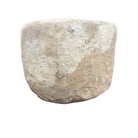 Antique Indonesian Round Limestone Trough - Berbere Imports