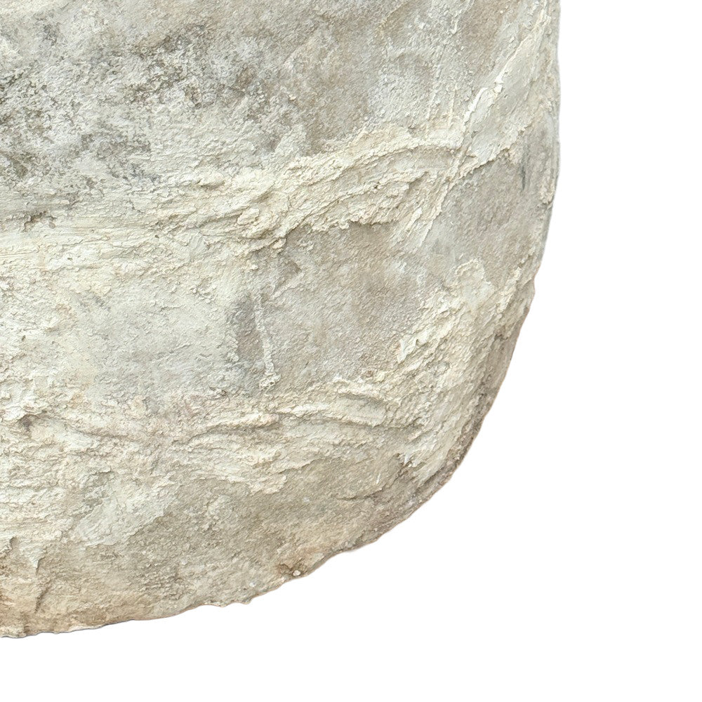 Antique Indonesian Round Limestone Trough - Berbere Imports