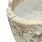 Antique Indonesian Round Limestone Trough - Berbere Imports