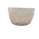 Antique Indonesian Round Limestone Trough - Berbere Imports