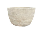 Antique Indonesian Round Limestone Trough - Berbere Imports