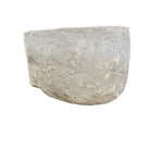 Antique Indonesian Round Limestone Trough - Berbere Imports