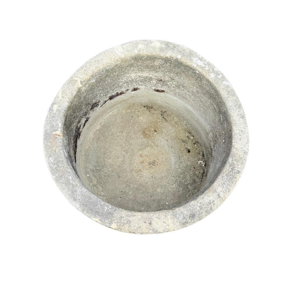 Antique Indonesian Round Limestone Trough - Berbere Imports