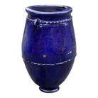 Tangier Blue Glazed Planter - Large - Berbere Imports