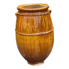 Tangier Yellow Glazed Planter - Large - Berbere Imports