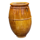 Tangier Yellow Glazed Planter - Large - Berbere Imports