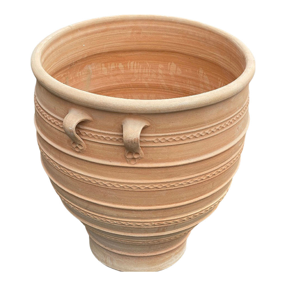 Greek Sifnos 4-Handle Planter - Berbere Imports