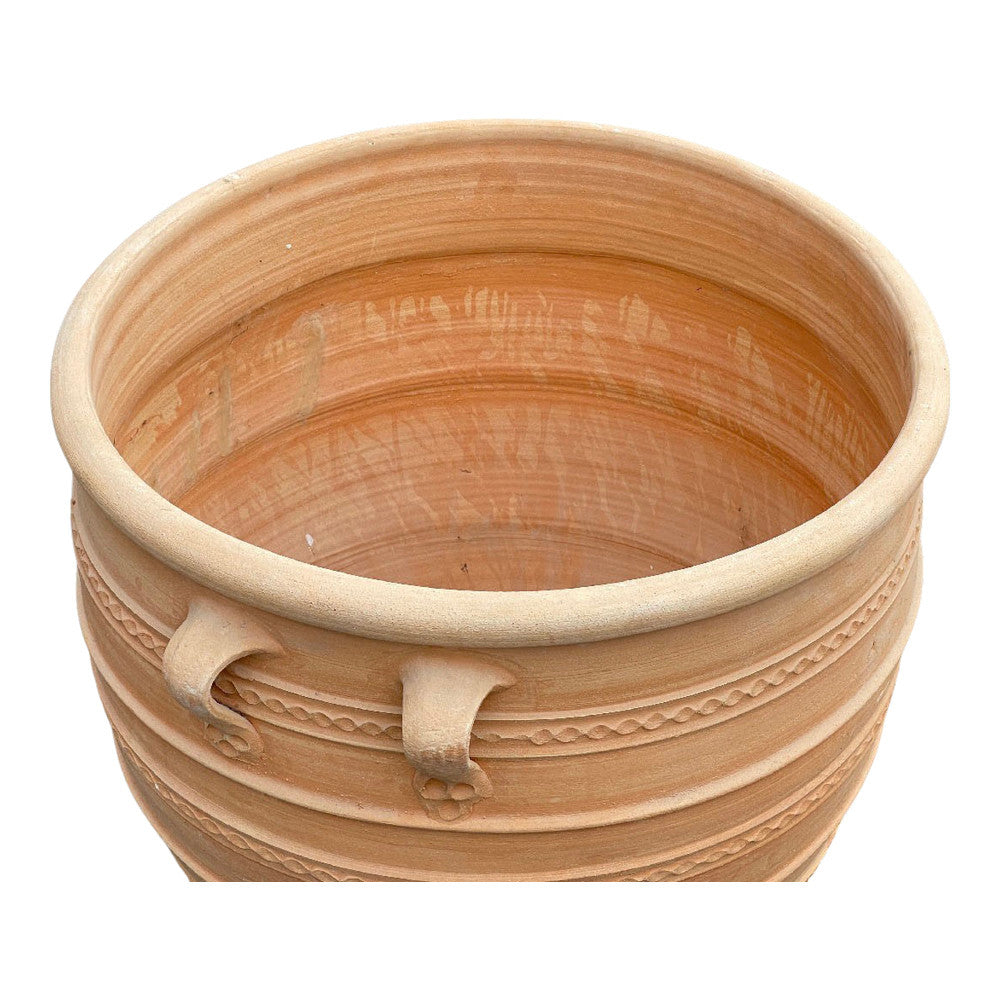 Greek Sifnos 4-Handle Planter - Berbere Imports