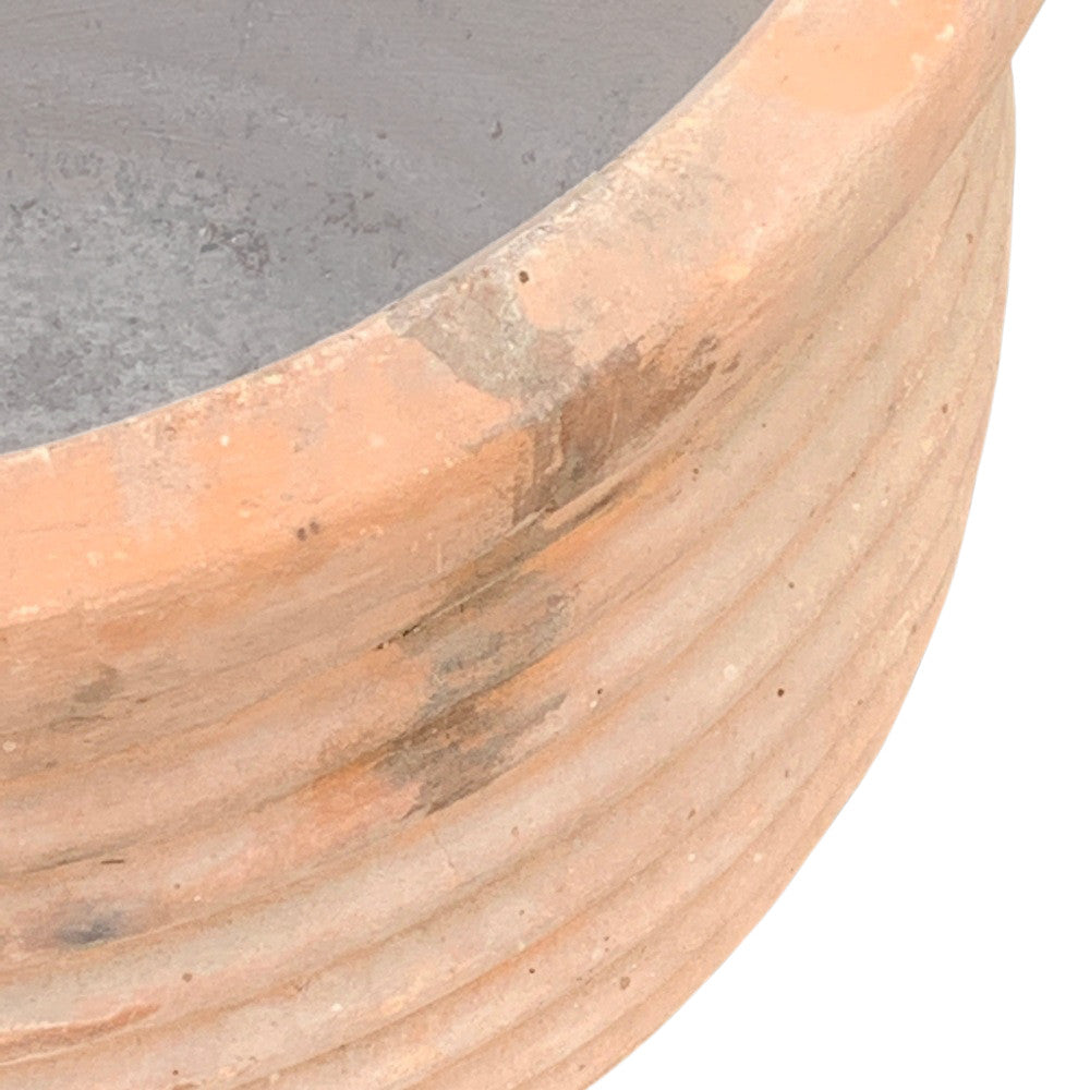 Ribbed Terracotta Planter - Berbere Imports
