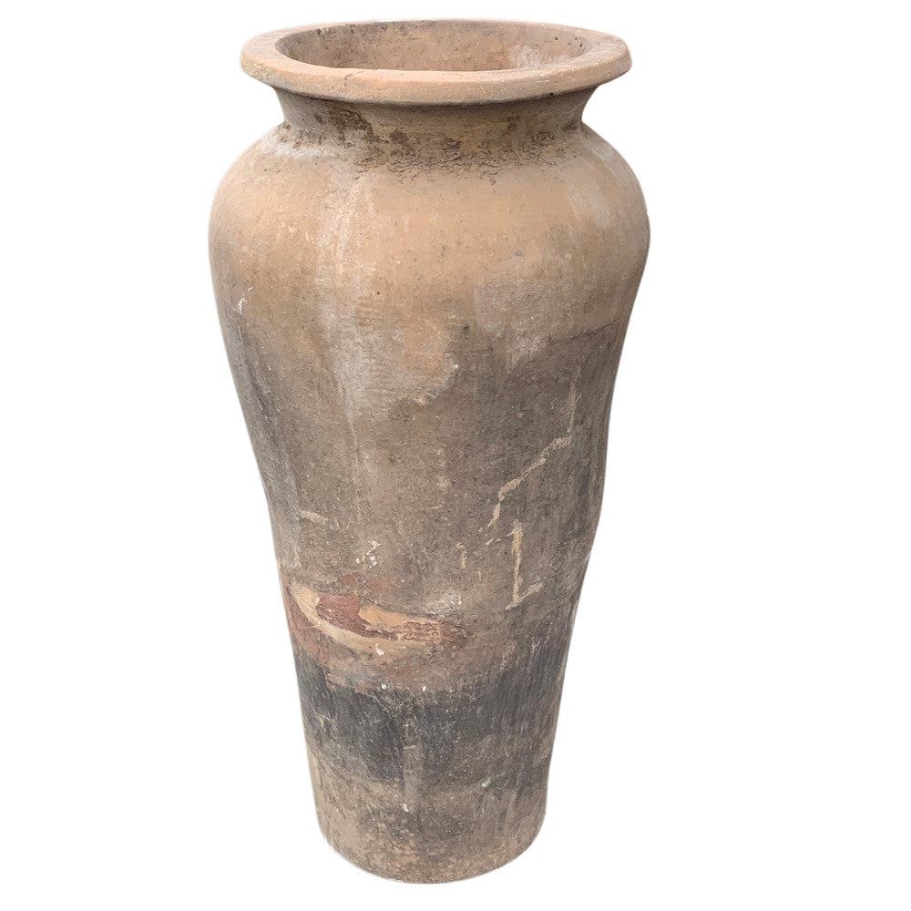 Tall Slender Terracotta Planter - Berbere Imports