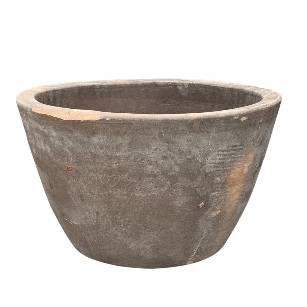 Primitive Short Terracotta Planter - Berbere Imports