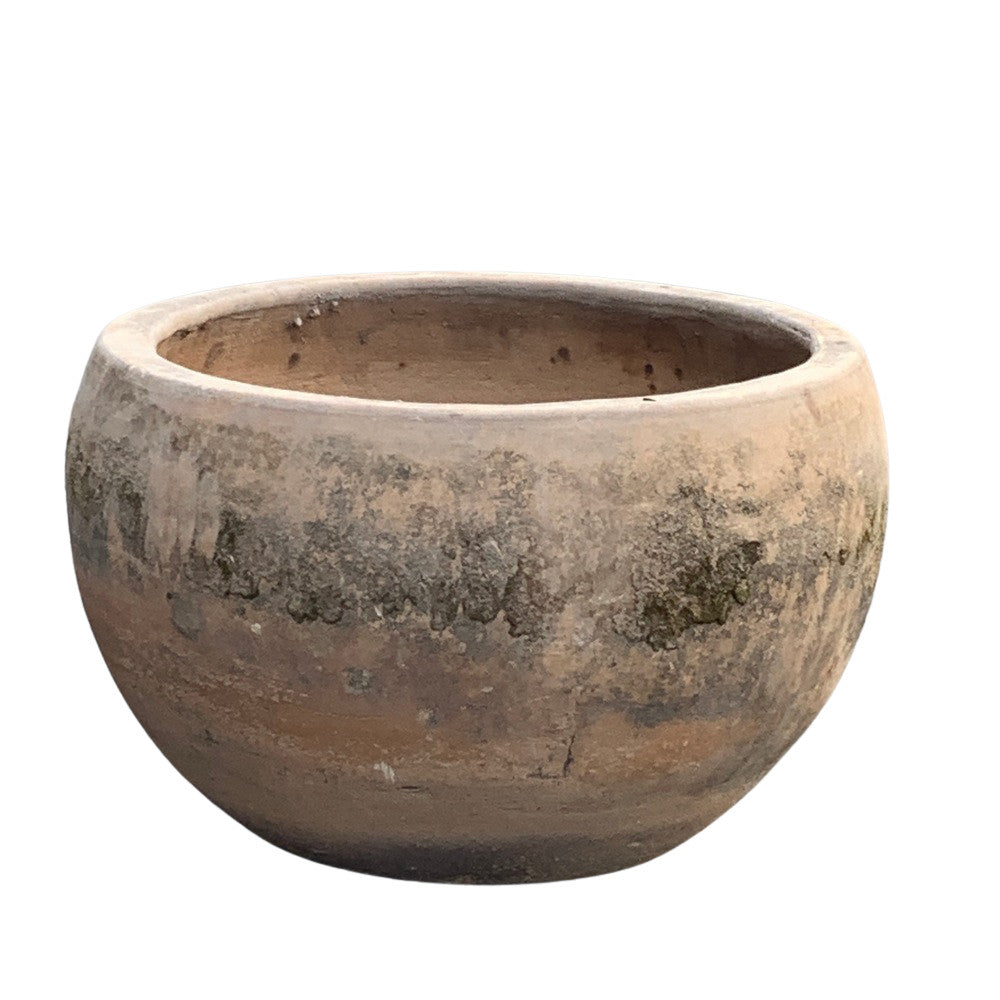 Short Round Terracotta Planter - Berbere Imports