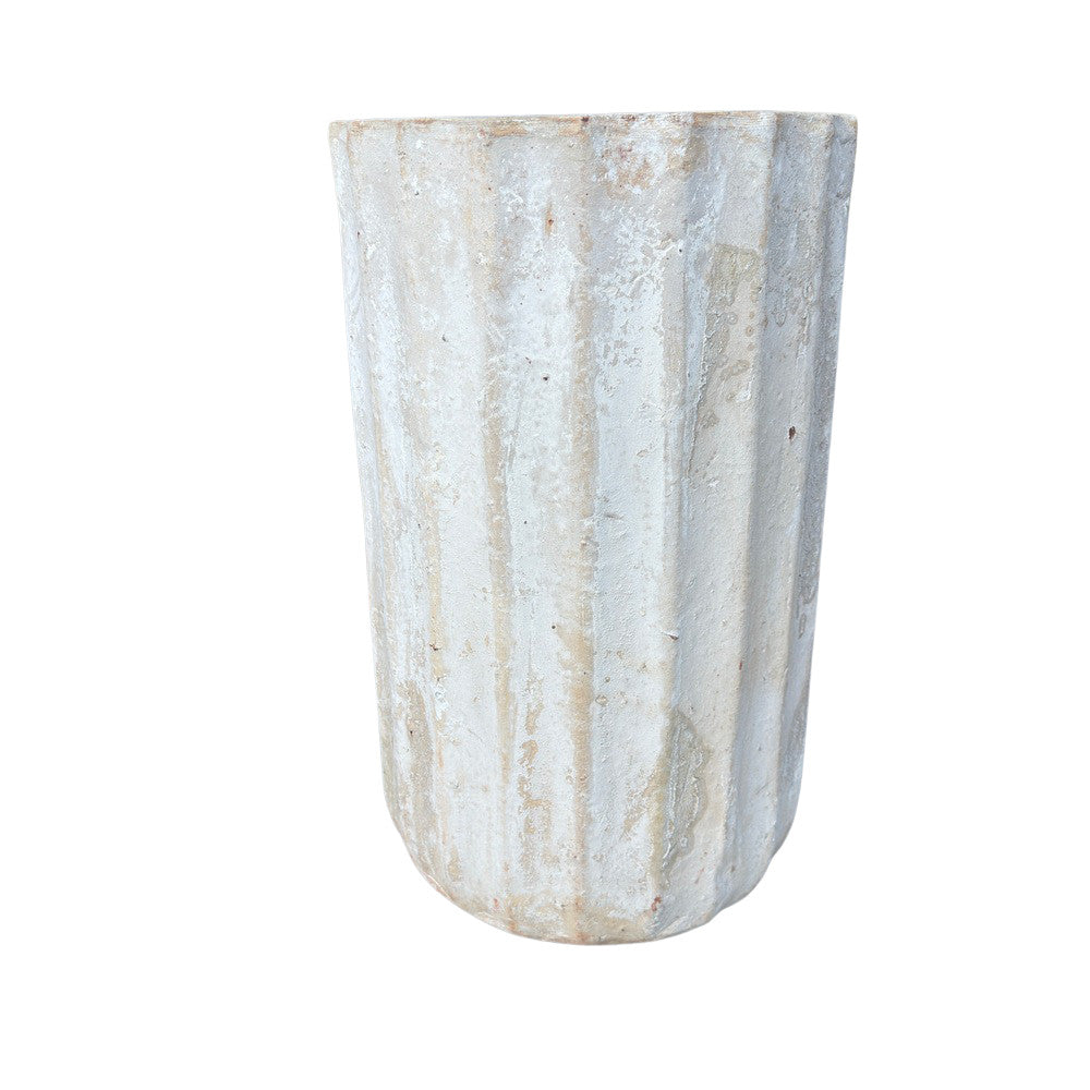 Ribbed Terracotta Planter - Berbere Imports