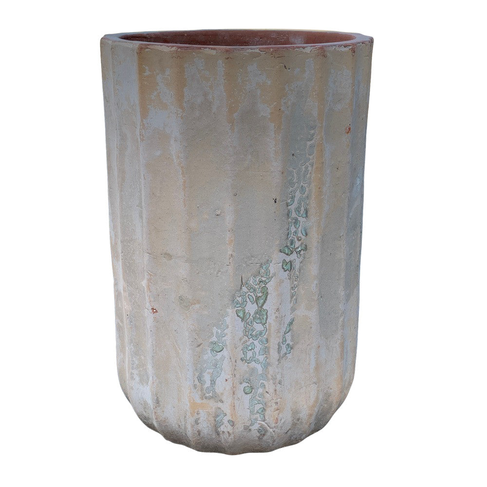 Ribbed Terracotta Planter - Berbere Imports