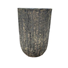 Black Ribbed Planter - Berbere Imports