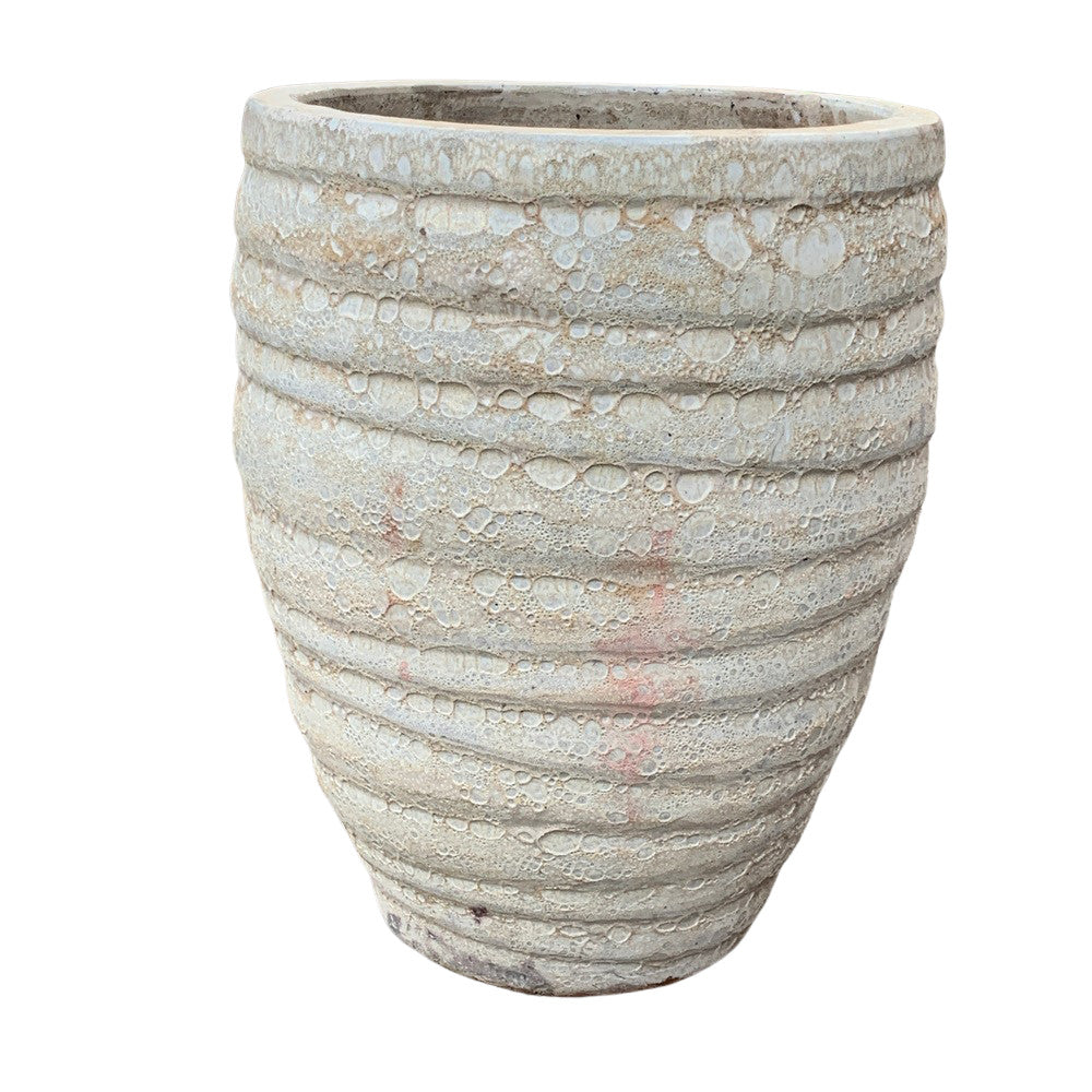 Textured Ribbed Planter - Berbere Imports