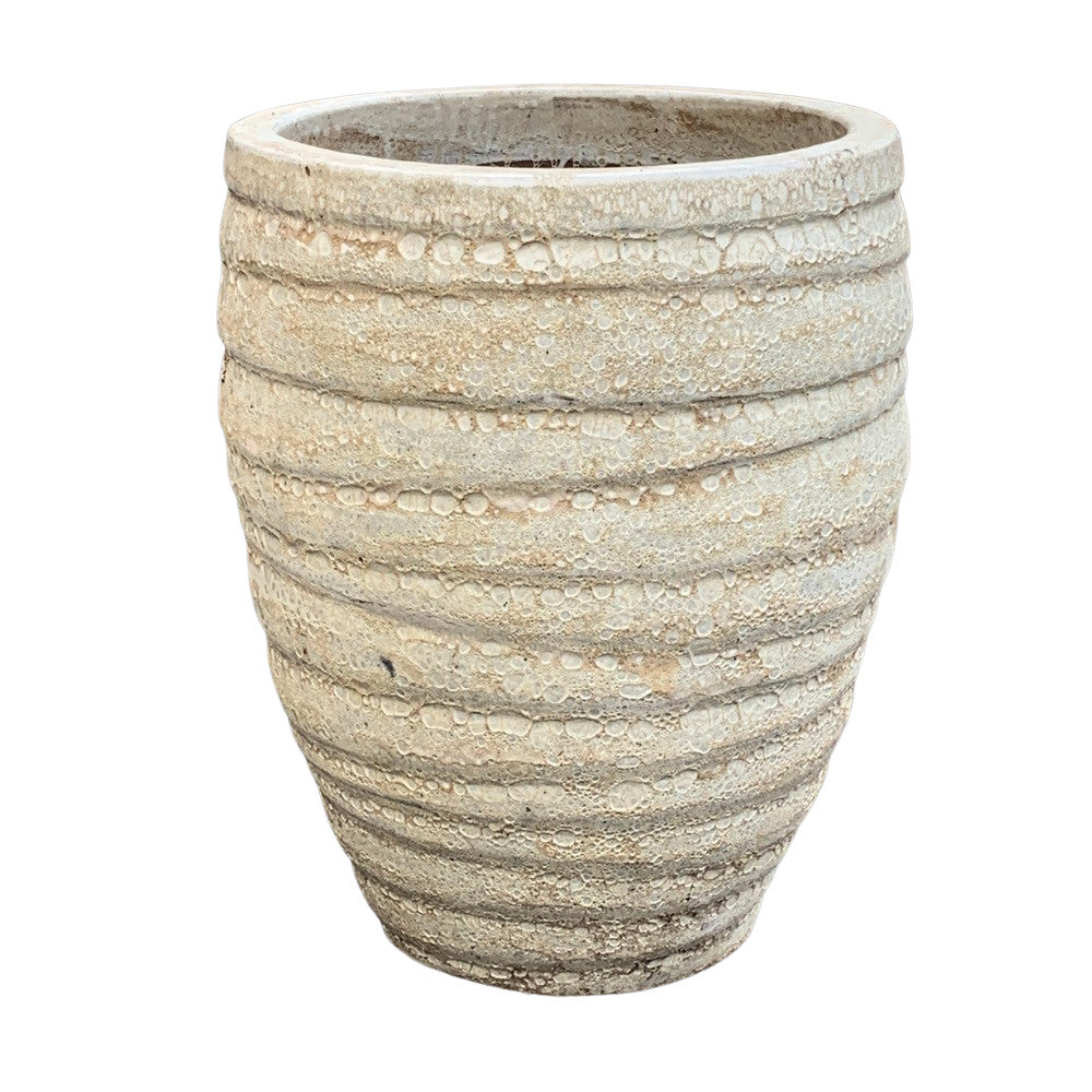 Textured Ribbed Planter - Berbere Imports