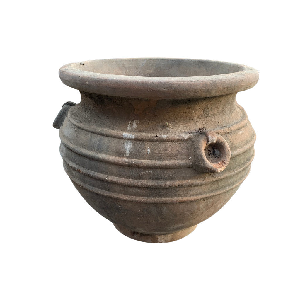 Medium Planter With Decorative Handles - Berbere Imports