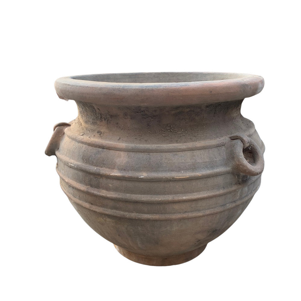 Medium Planter With Decorative Handles - Berbere Imports