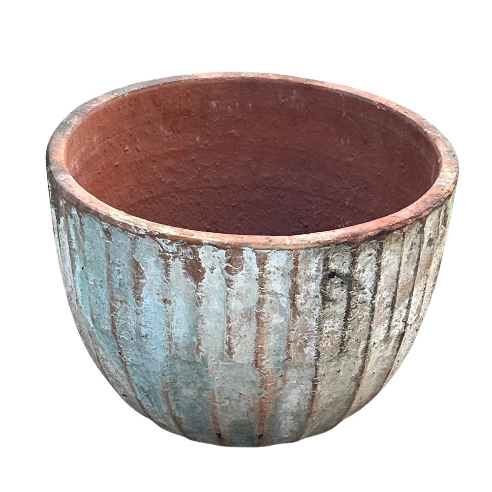 Vietnamese Low Ribbed Planter - Large - Berbere Imports