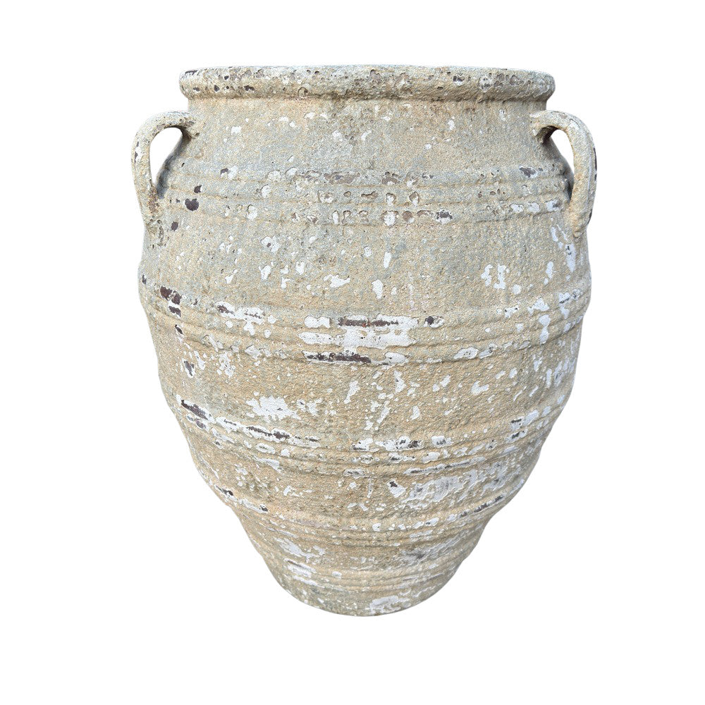 Vietnamese Textured Planter With Handles - Berbere Imports